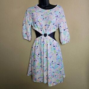 NWT ASOS Floral Cutout Dress